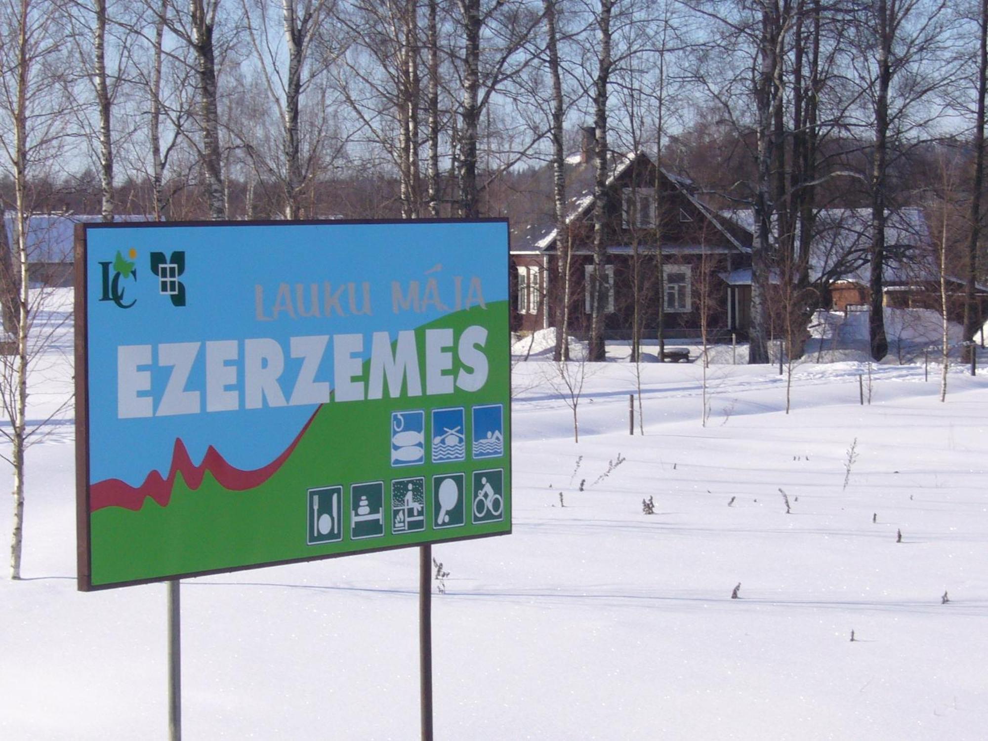 Gasthaus Ezerzemes Nirza Exterior foto